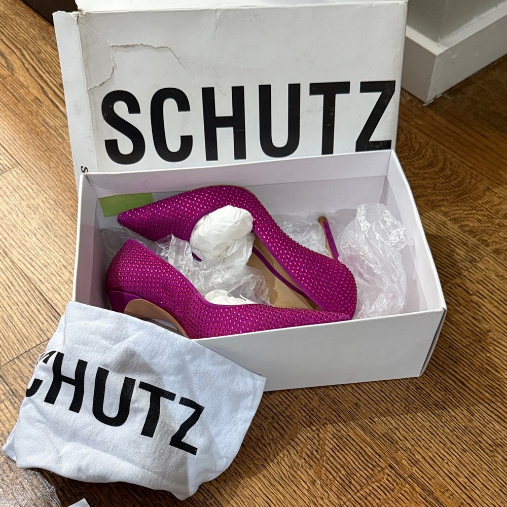 SCHUTZ Women's Vibrant Fuchsia Heels